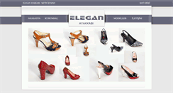 Desktop Screenshot of eleganayakkabi.com