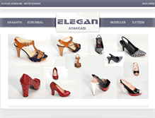 Tablet Screenshot of eleganayakkabi.com